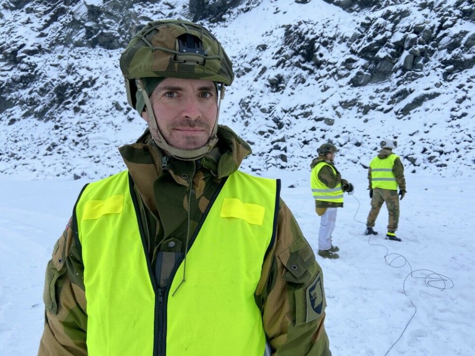 Chief of the Garrison of Sør-Varanger, Lieutenant Colonel Michael Rozmara. Photo: Thomas Nilsen