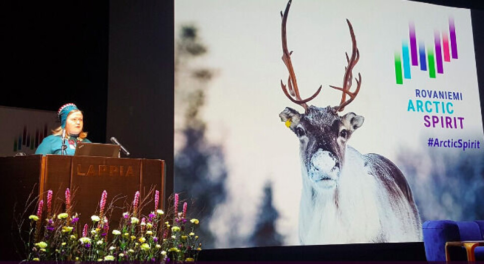 Tiina Sanili-Aikio, President of the Sámi Parliament of Finland. Photo: Thomas Nilsen