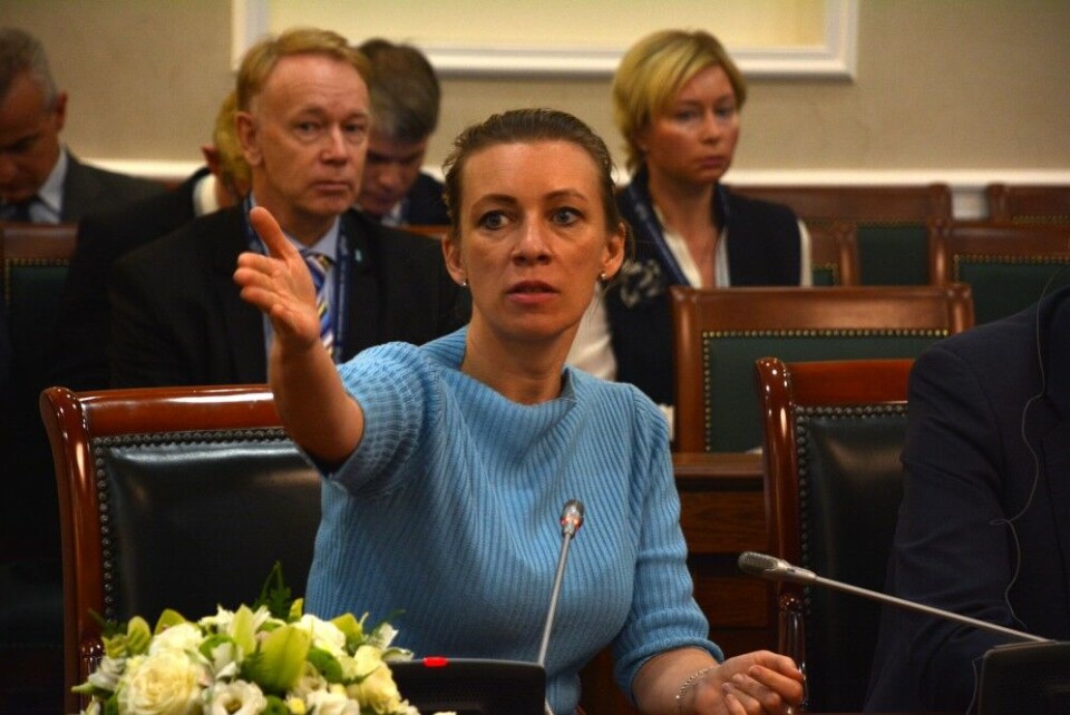 Foreign Ministry spokeswoman Maria Zakharova. Photo: Atle Staalesen