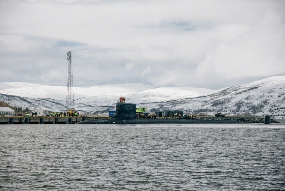 Tønsnes harbor just north of Tromsø is a civilian municipal harbor where Norway has given green light for NATO submarines to dock. Photo: Helene Sofie Thorkildsen/Forsvaret