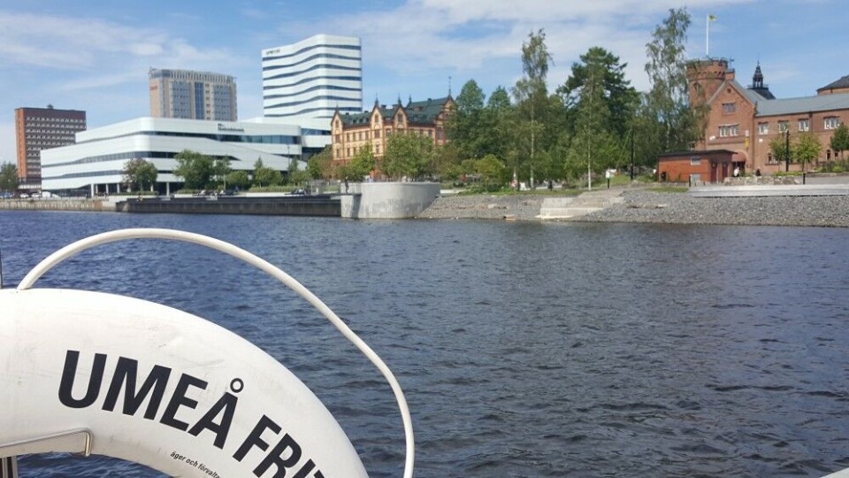 Umeå is the largest city in northern Sweden. Photo: Thomas Nilsen