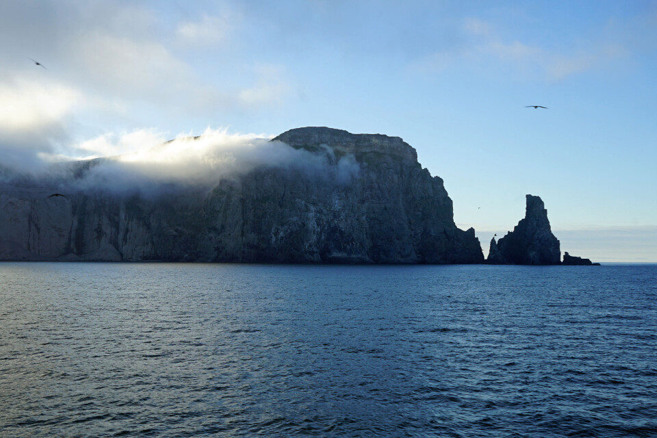 Bjørnøya (Bear Island) in the Barents Sea had an August average mean temperature of 6,8 °C, which is 1,1 °C higher than normal. Photo: Thomas Nilsen Photo: Thomas Nilsen
