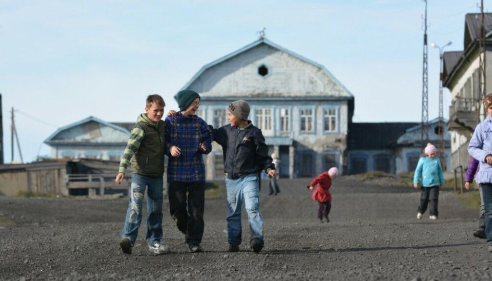 Main street in Dikson. Photo: Thomas Nilsen