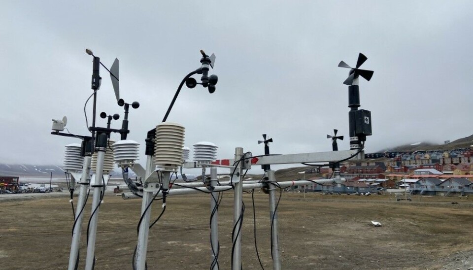 Measuring dramatic Arctic climate changes. Longyearbyen. Photo: Thomas Nilsen