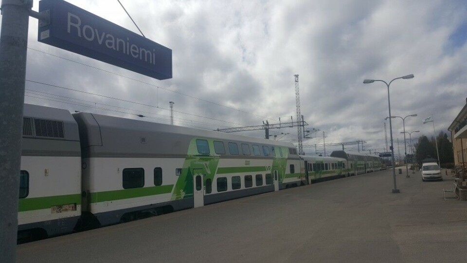 Rovaniemi railway station. Photo: Thomas Nilsen
