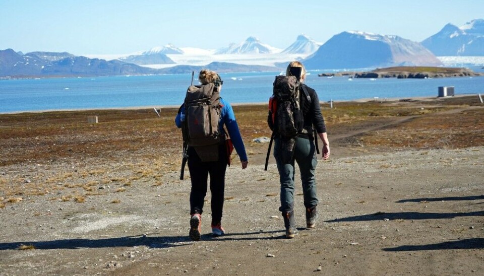 The Arctic is warming. Here from Ny-Ålesund at nearly 79° North at Svalbard. Photo: Thomas Nilsen
