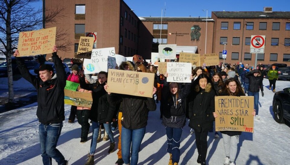 Международное молодежное движение в защиту климата Fridays for future («Пятницы для будущего»). Фото: Томас Нильсен