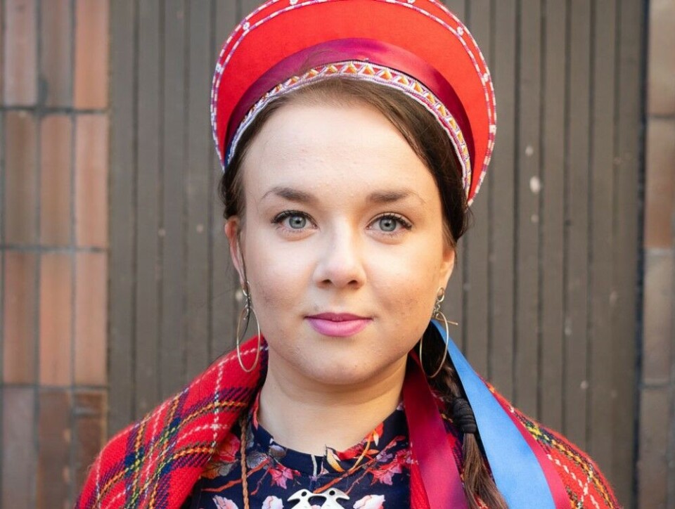 Sara Wesslin is reporter with YLE Sapmi. Photo: Päivi Mäkelä