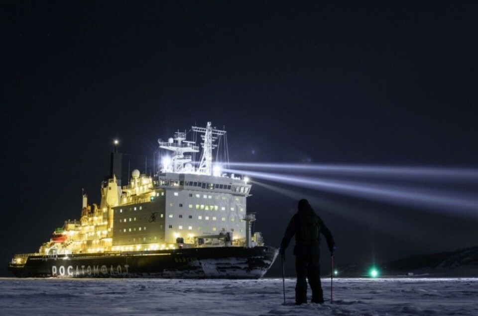 Nuclear-powered icebreaker 'Vaigach'. Photo: Rosatomflot