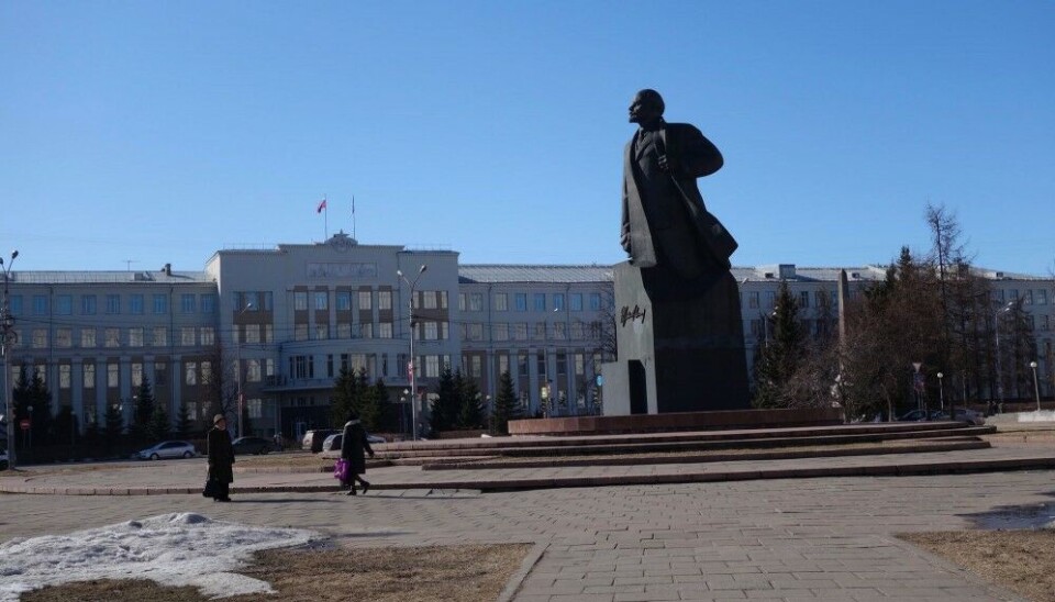 The Lenin Square in Arkhangelsk. Photo: Atle Staalesen