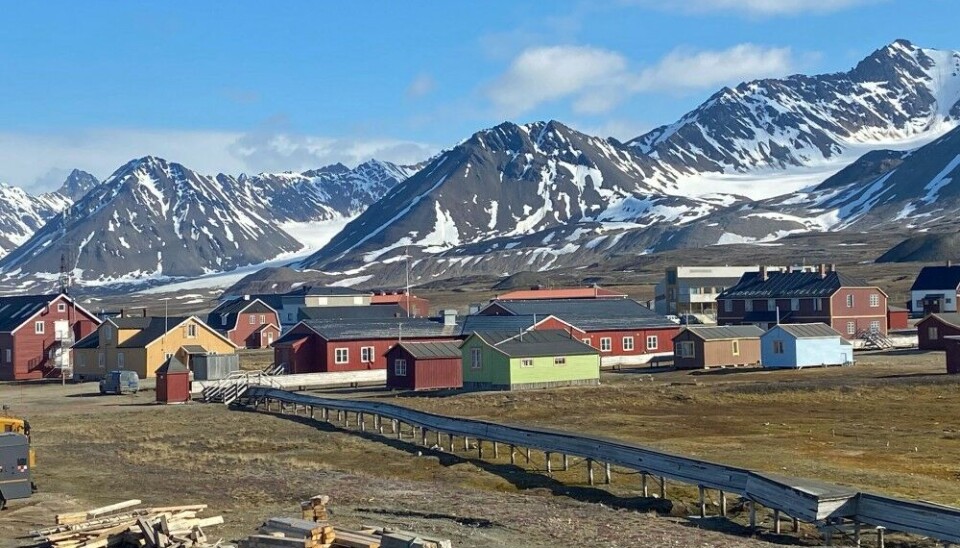 Ny-Ålesund at 79° N is an international Arctic science community at Svalbard. Photo: Thomas Nilsen