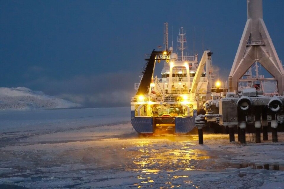 Russian trawler at port in Kirkenes. Photo: Atle Staalesen