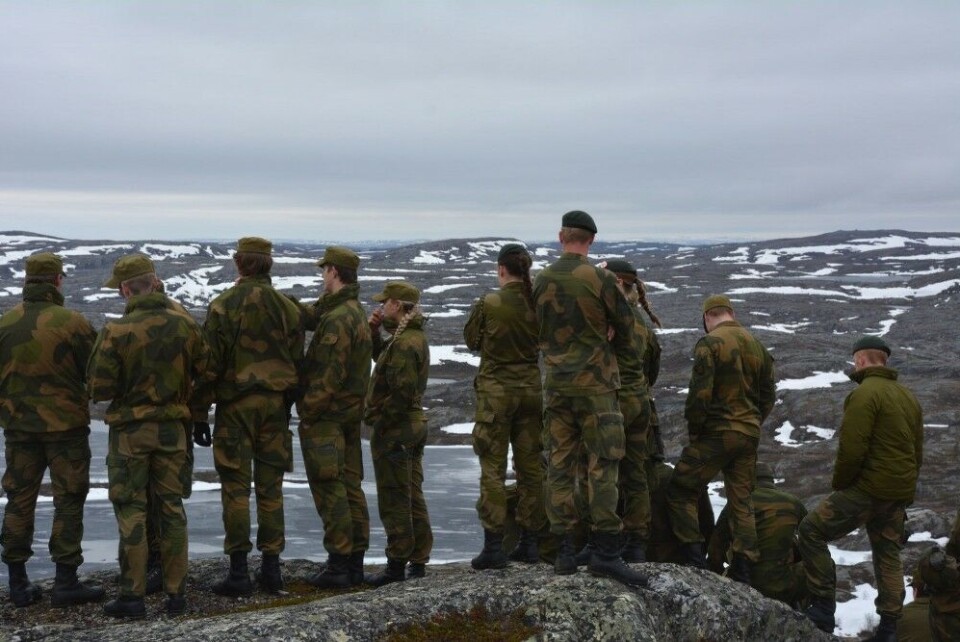 Conscripts in northern Norway. Photo: Atle Staalesen