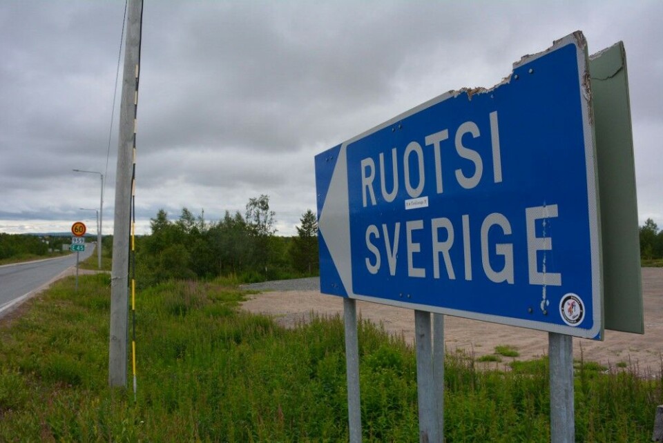 On the northern border between Sweden and Finland. Photo: Atle Staalesen