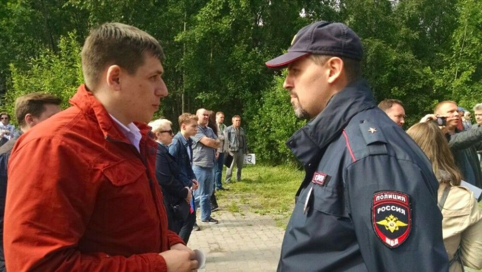 Andrey Borovikov is regional coordinator of the Navalny office in Arkhangelsk. Photo: Borovikov at VK