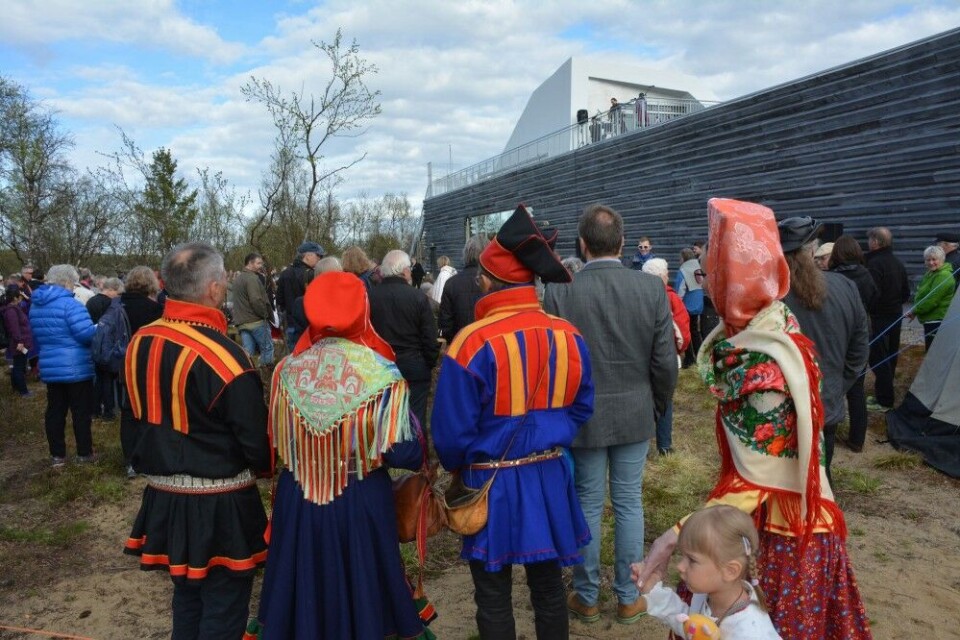 From the opening of the Skolt Sámi museum in Neiden where the culture of the Skolt Sámi living in Norway, Finland and Russia is highlighted. Photo: Atle Staalesen