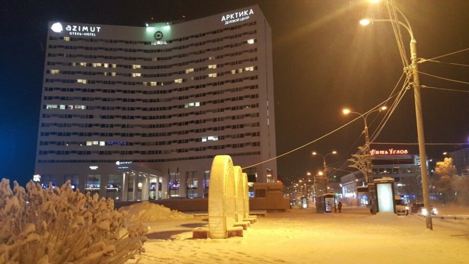 Five Corner square in Murmansk. Photo: Thomas Nilsen