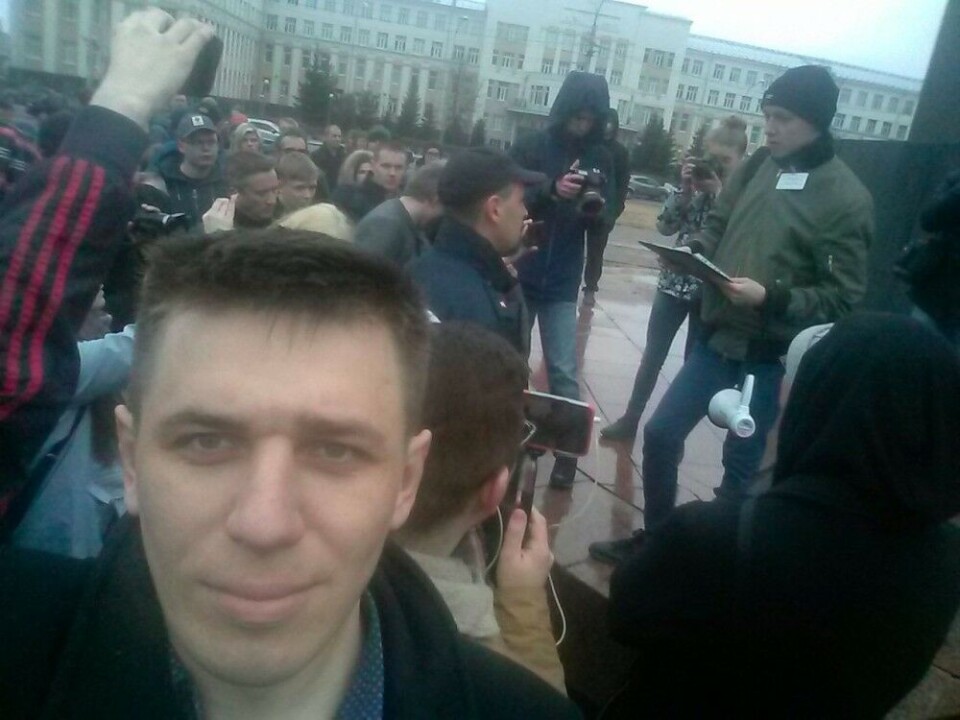 Андрей Боровиков возглавляет штаб Навального в Архангельске. Фото: Андрей Боровиков в ВК