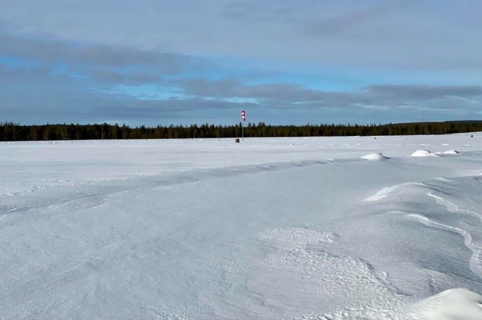 This faraway airport in northern Finland attracted Chinese Arctic researchers. Photo: Tapani Leisti / YLE
