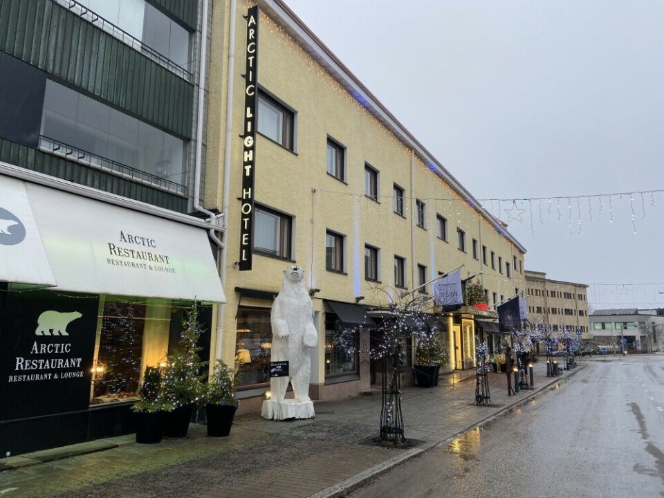 Rainy streets of Rovaniemi, northern Finland. Photo: Thomas Nilsen