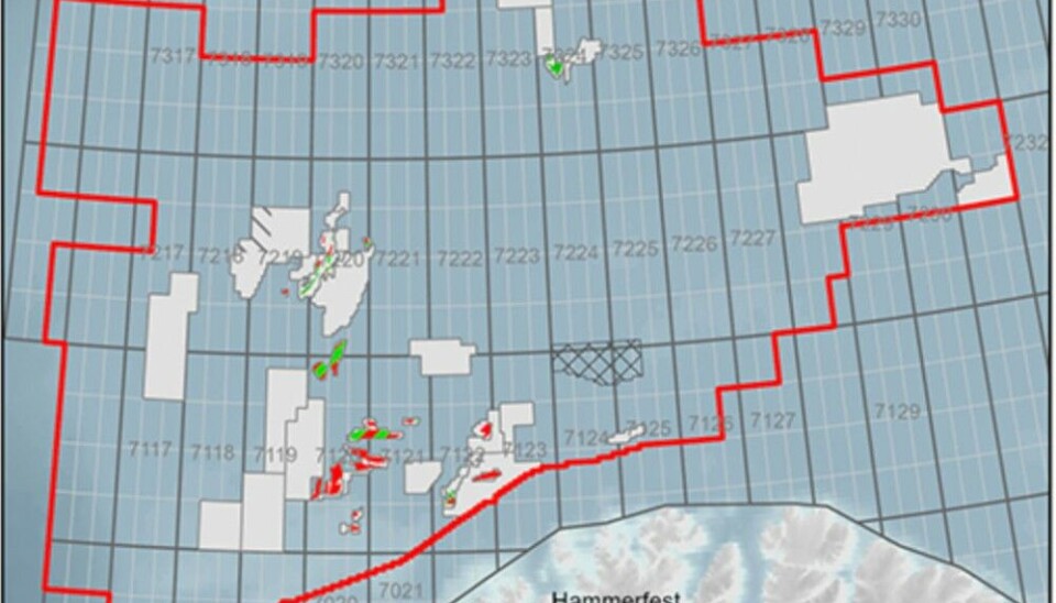 The Awards in Predefined Areas (APA) 2023 includes 78 blocks in the Barents Sea, the northernmost at 74° North.