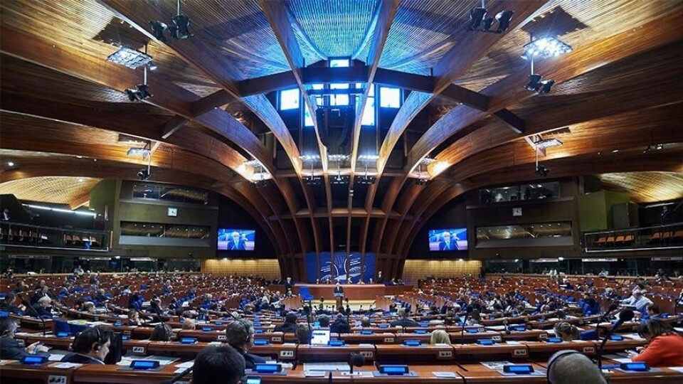 The Council of Europe plenary