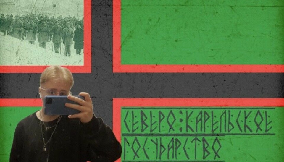 Photo of the flag of an unrecognized state: Nikita Goldin