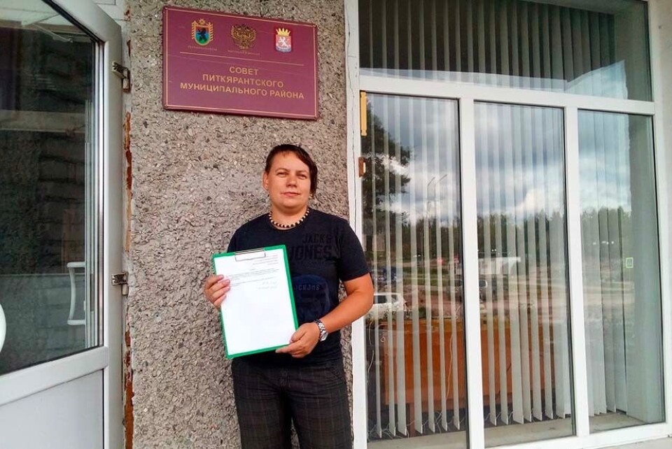 Anna Boykova has successfully engaged in news making in the small town of Pitkyaranta, Karelia. Photo: 7x7-journal