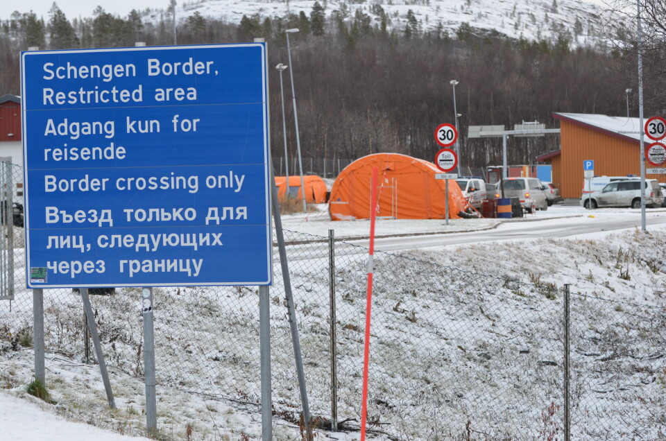 No asylum seekers to Storskog first week of December. Photo: Thomas Nilsen