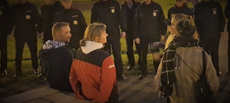 Olga Tuzhinkova was detained in a rally against the mobilization in September 2022. Photo: Stolitsa na Onego