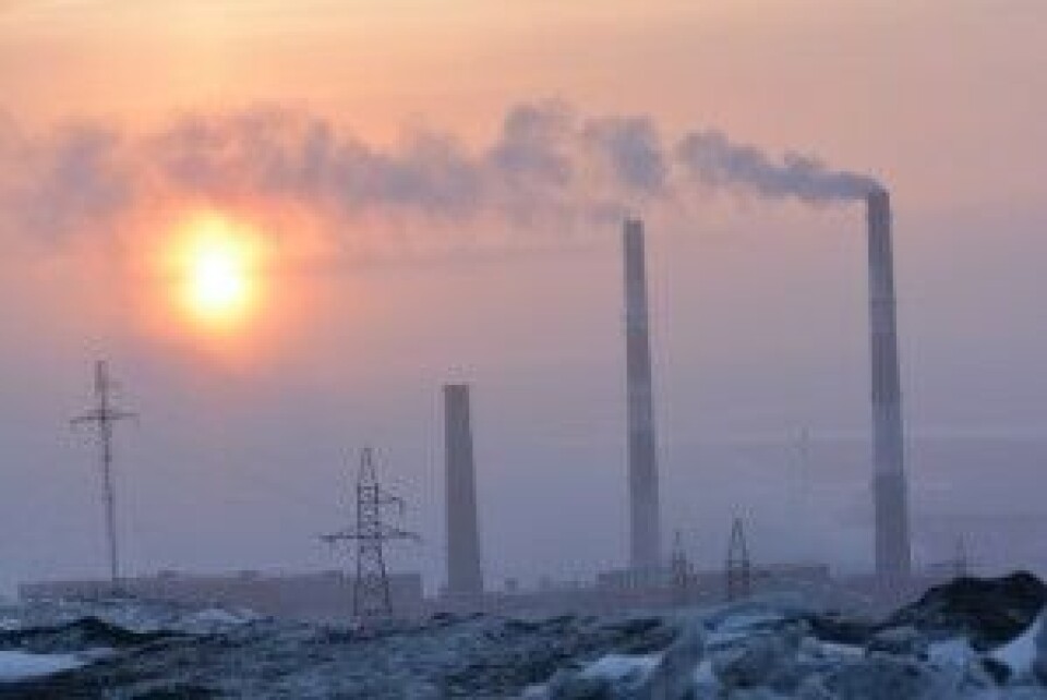 The smelter in Nikel is the biggest air-polluter in the Barents Region. Photo: Thomas Nilsen