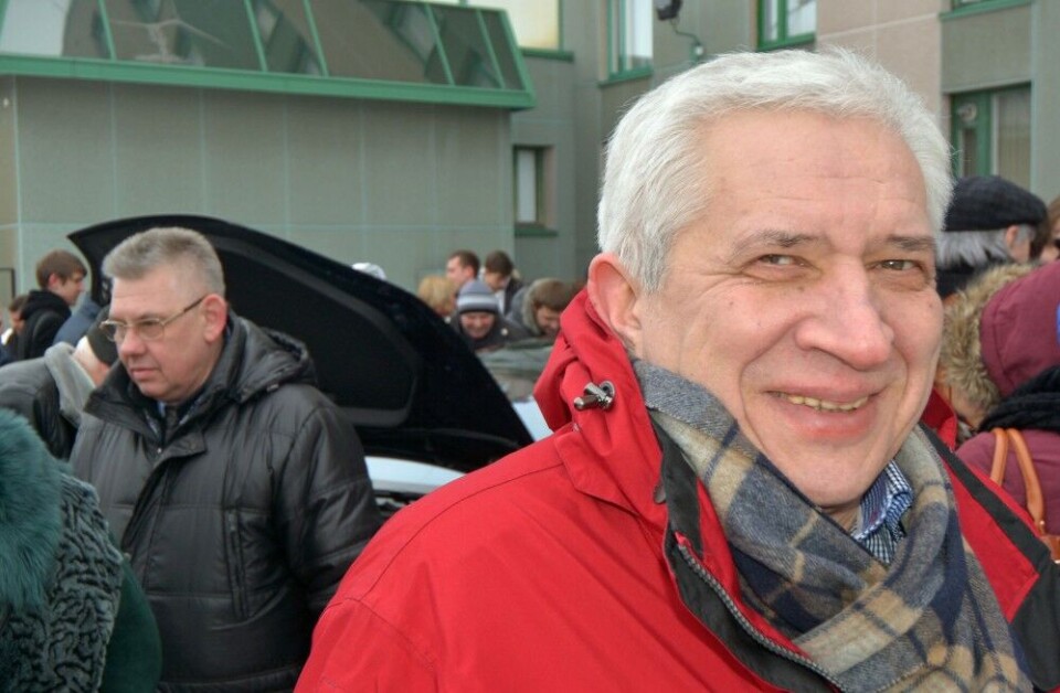 Andrey Zolotkov is happy about the outcome of the “Lepse” project Photo: Thomas Nilsen
