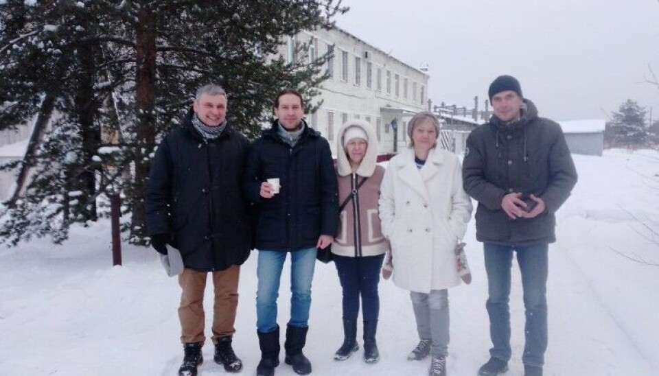 Ruslan Akmetshin’s friends waiting for his him to be released from prison. Photo: Ruslan Akhmetshin’s friends
