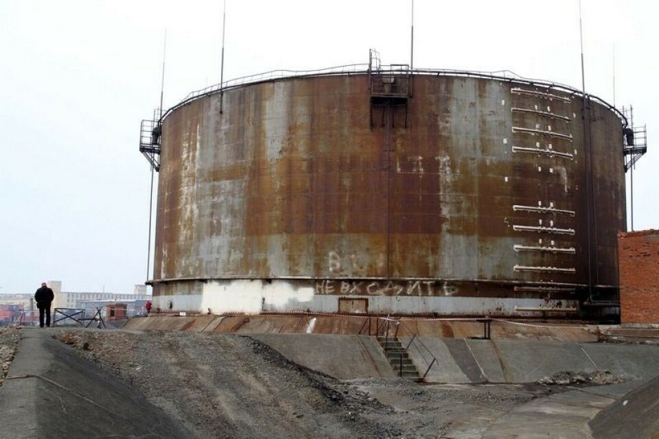 More than 21,000 tons of diesel oil in May and June spilled local waterways from Nornickel's oil reservoir in Taymyr. Photo: Rosprirodnadzor