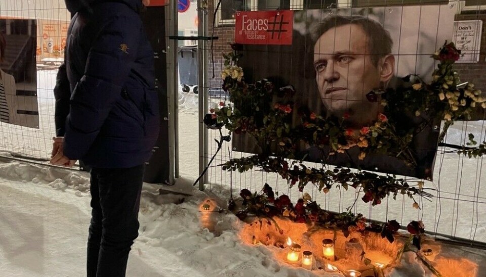 Norway’s Prime Minister Jonas Gahr Støre paid tribute to Navalny when he visited Kirkenes in February. Photo: Prime Minister’s Office