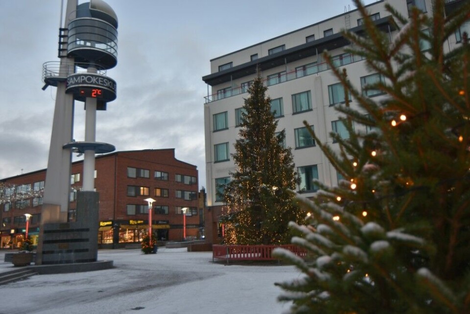Christmas in Rovaniemi. Photo: Thomas Nilsen