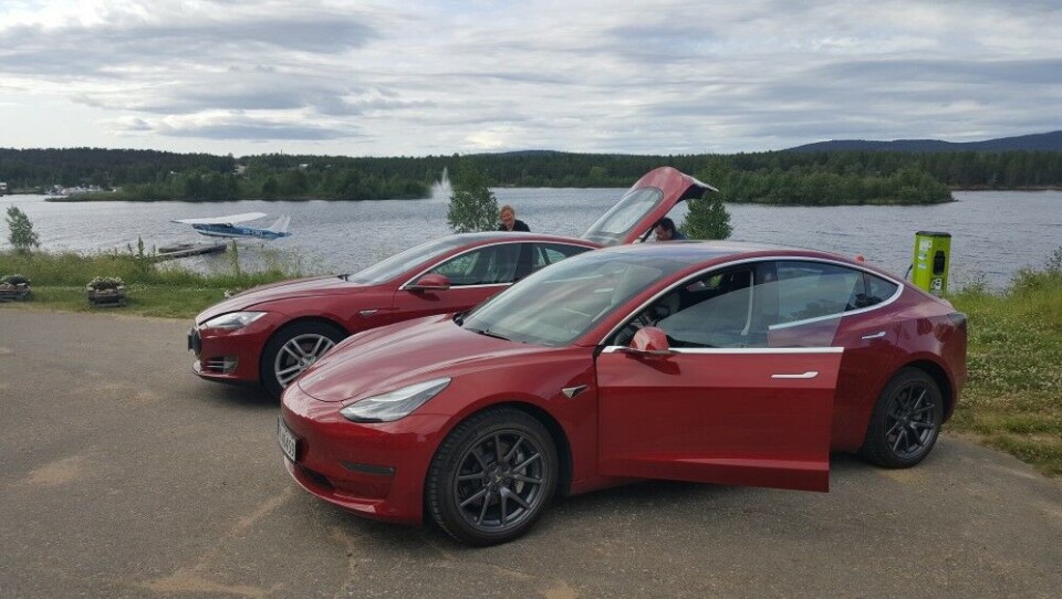 Electric vehicles. Photo: Thomas Nilsen