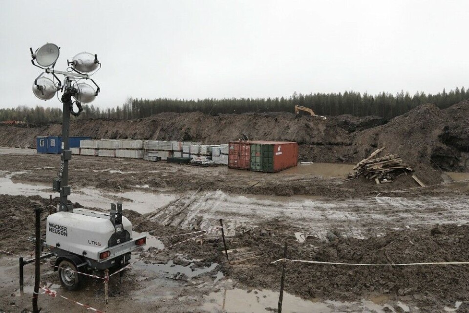 Construction works at Shies. Photo: vk.com/svalka29urdoma