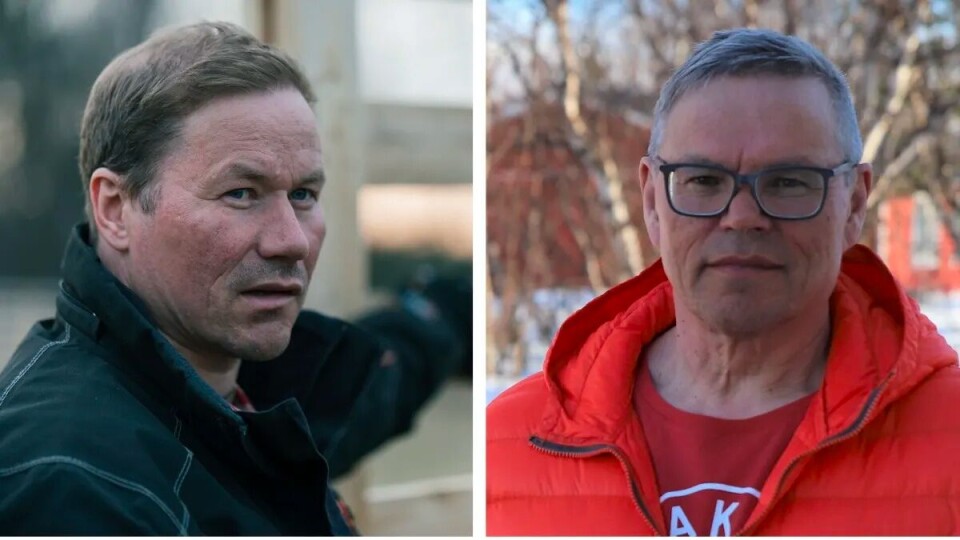 According to Osmo Seurujärvi (to the left), the Chair of the Muddusjärvi Herding Cooperative, the decision on the conservation of old forest is a historical one in the Sámi Area. Ilmari Tapiola, the Chair of the Community Forest of the reindeer farmers of Utsjoki (to the right), is happy that special funding makes it possible to protect old forests in Northern Lapland too. Photograph: Vesa Toppari / Yle, Jouni Aikio / Yle