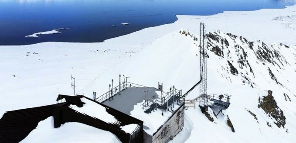The Zeppelin Observatory on Svalbard. Photo: Ove Hermansen, NILU