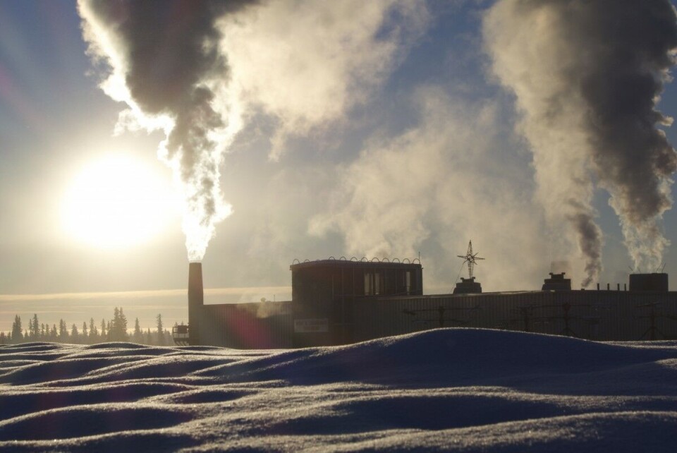 Выбросы углекислого газа в Арктике. Фото: Томас Нильсен