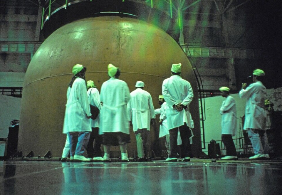A plan on how to decommission the oldest reactors at Kola Nuclear Power Plant is one of the projects Kola Eco Centre works with. Photo: Thomas Nilsen