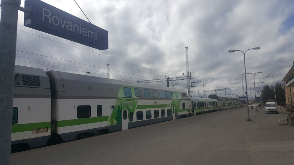 The Rovaniemi railway station. Photo: Thomas Nilsen