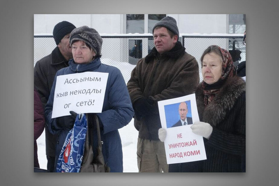 Protest in Kozlan: Photo: 7x7-journal.ru