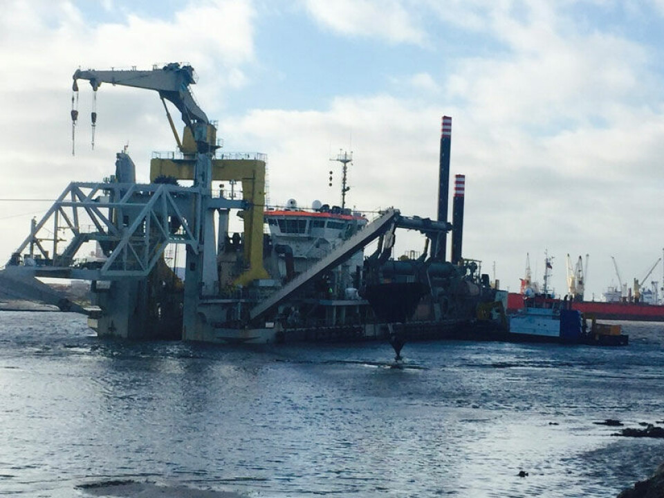 Dredging at Sabetta. Photo: rosmorport.ru