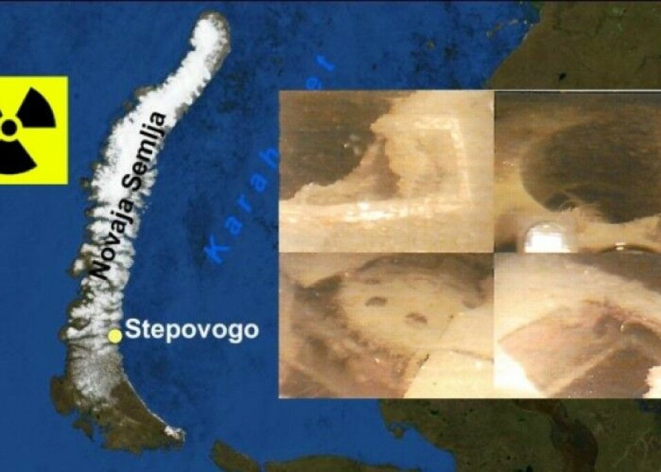 K-27 lies on the seabed in Stepovogo Bay. These underwater photos of the hull are taken by the Norwegian Radiation Protection Authorities during an expedition to the area in 2013.