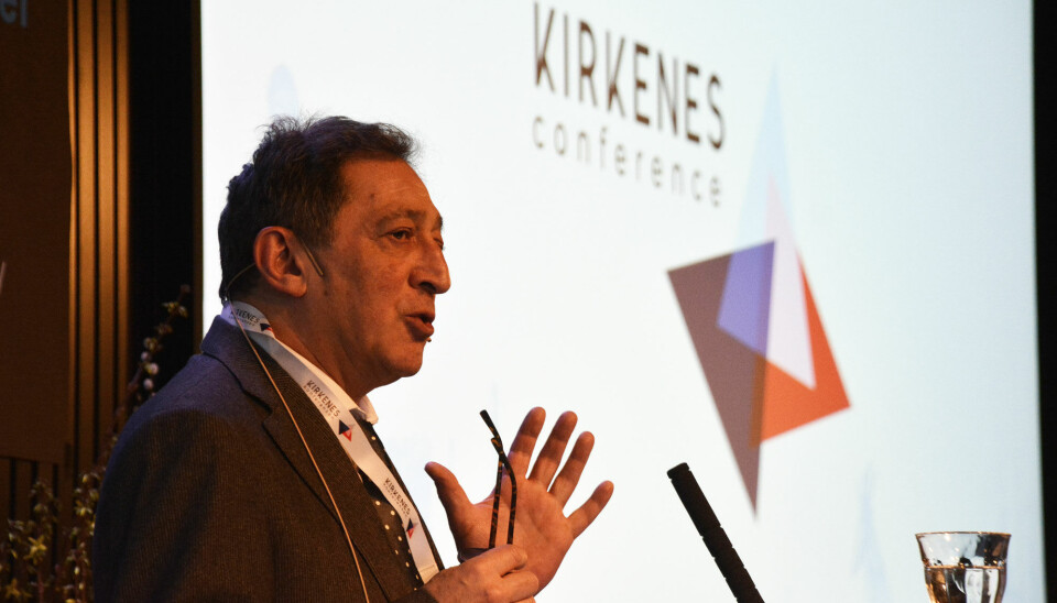 Teymuraz Ramishvili in Kirkenes. Photo: Atle Staalesen