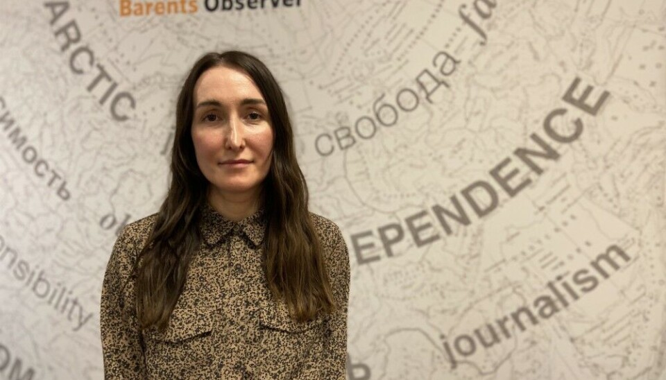 Elizaveta Vereykina today works with the Barents Observer's newsroom in Kirkenes, Norway. Photo: Thomas Nilsen