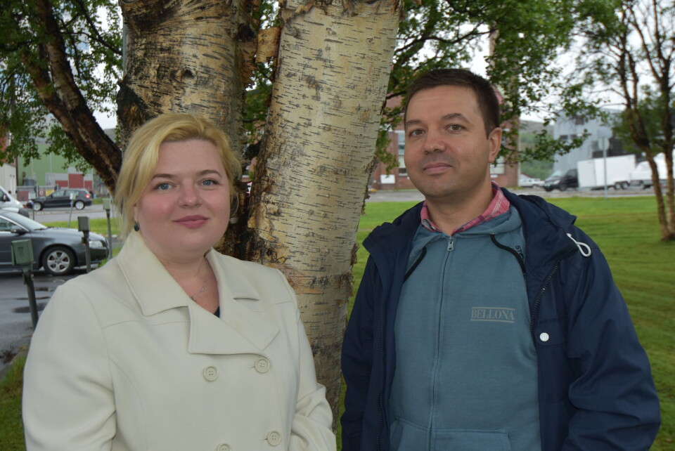 Anna Kireeva and Vlad Nikiforov works for Bellona. Photo: Thomas Nilsen