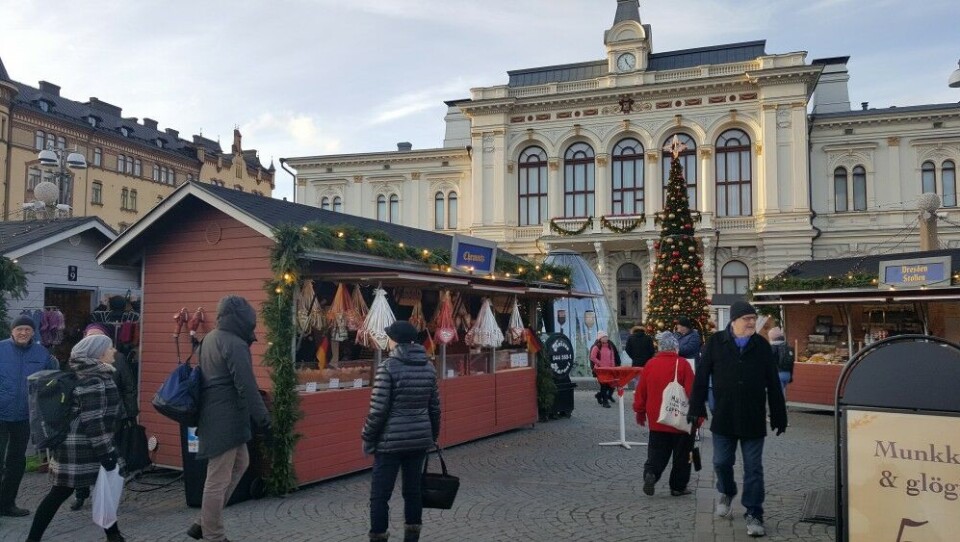 Snow-free Christmas in Tampere, Finland. Photo: Thomas Nilsen
